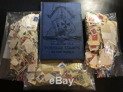 Postage Stamps of World Album 3 bags Huge Stamp Collection 30s-40s