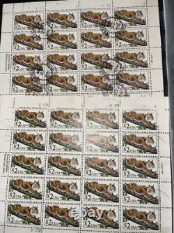 Powerful Loaded U. S. Stamp Collection in Scott Album Mint Used Blocks 1981-1991
