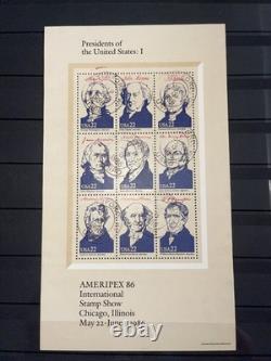 Powerful Loaded U. S. Stamp Collection in Scott Album Mint Used Blocks 1981-1991