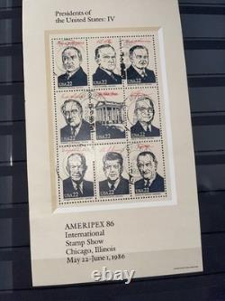 Powerful Loaded U. S. Stamp Collection in Scott Album Mint Used Blocks 1981-1991