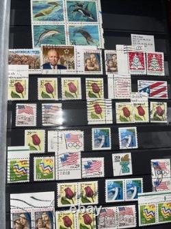 Powerful Loaded U. S. Stamp Collection in Scott Album Mint Used Blocks 1981-1991