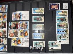 Powerful Loaded U. S. Stamp Collection in Scott Album Mint Used Blocks 1981-1991
