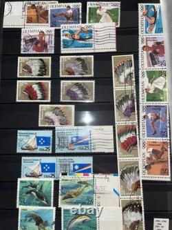 Powerful Loaded U. S. Stamp Collection in Scott Album Mint Used Blocks 1981-1991