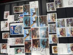 Powerful Loaded U. S. Stamp Collection in Scott Album Mint Used Blocks 1981-1991