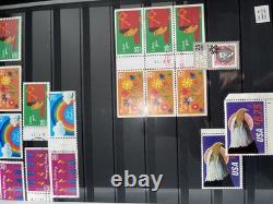 Powerful Loaded U. S. Stamp Collection in Scott Album Mint Used Blocks 1981-1991