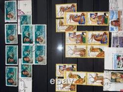 Powerful Loaded U. S. Stamp Collection in Scott Album Mint Used Blocks 1981-1991