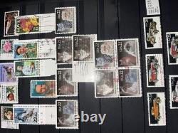 Powerful Loaded U. S. Stamp Collection in Scott Album Mint Used Blocks 1981-1991