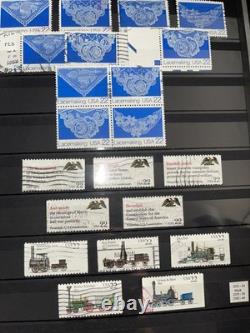 Powerful Loaded U. S. Stamp Collection in Scott Album Mint Used Blocks 1981-1991