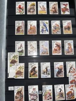 Powerful Loaded U. S. Stamp Collection in Scott Album Mint Used Blocks 1981-1991
