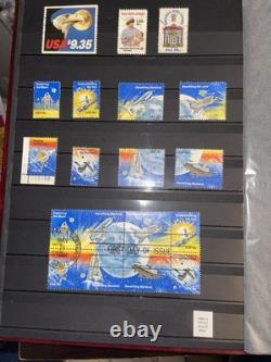 Powerful Loaded U. S. Stamp Collection in Scott Album Mint Used Blocks 1981-1991