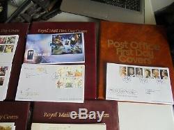 Qty 367 First Day Covers Large Collection 5 Albums
