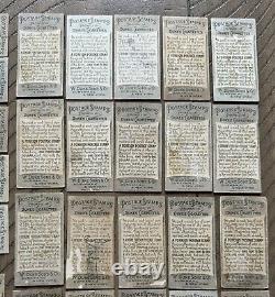 RARE FIND 1889 N85 W Duke Sons & Co Postage Stamps Cards Complete Set Of 50