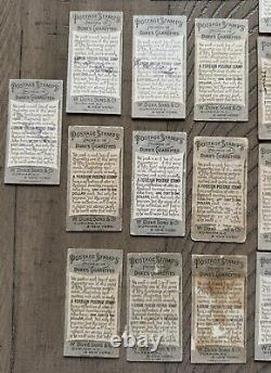 RARE FIND 1889 N85 W Duke Sons & Co Postage Stamps Cards Complete Set Of 50