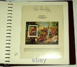 RUBENS collection stamp album world stamps mini-sheets galore JOB LOT