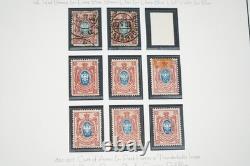 RUSSIA 1850s-1910s COLLECTION OF 475 STAMPS MINT & USED STORED IN ALBUM