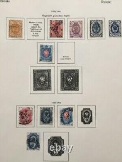 RUSSIA 1859/1989 Four Abria Printed Albums M&U Collection(1500+)10kg