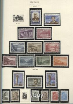 RUSSIA 1954-1969 COLLECTION IN SPECIALTY SCOTT ALBUM MNH USED all MNH 1960 onwar