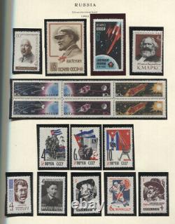 RUSSIA 1954-1969 COLLECTION IN SPECIALTY SCOTT ALBUM MNH USED all MNH 1960 onwar