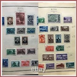 RUSSIA. Collection of used stamps mounted in album. 1930-1958. (BI#BDR/180909)