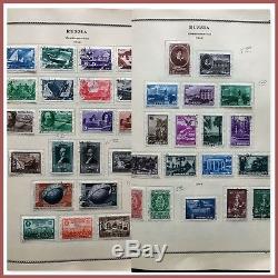 RUSSIA. Collection of used stamps mounted in album. 1939-1958. (BI#BDR/180909)