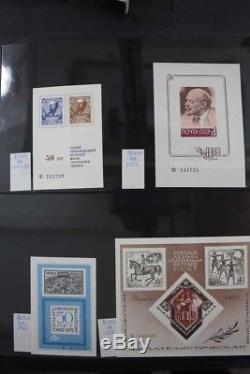 RUSSIA Complete 1970-1991 7x Safe Albums Stamp Collection + SHEETS Part Space