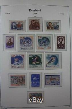 RUSSIA MNH 1960-1964 with Imperforated + Sheets Lighthouse Album Stamp Collection