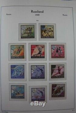 RUSSIA MNH 1960-1964 with Imperforated + Sheets Lighthouse Album Stamp Collection