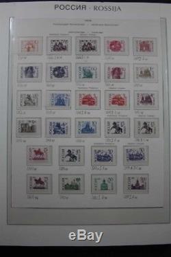 RUSSIA Premium MNH 1992-2015 Stamp Collection with Definitives 6 Lindner Albums