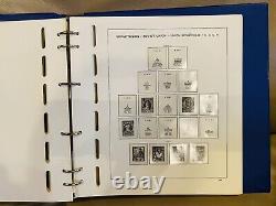 RUSSIA Soviet Union 1857-1959 SCHAUBEK Hingeless 6 ring stamp collection 3 album