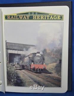 Railway heritage collection, Westminster album, 47 Leaves, Many sets, MNH-(ST-002)