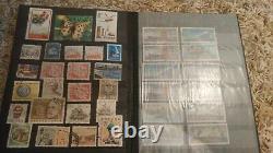 Rare Stamp Collection Polish and American Stamps 2 Stamp Albums Stamp Lot