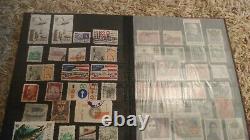 Rare Stamp Collection Polish and American Stamps 2 Stamp Albums Stamp Lot