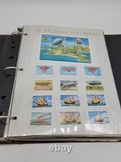 Rare Vintage Foreign World Postage Stamp Collection Beautifully Organized