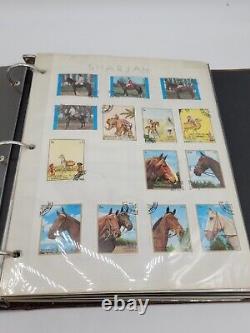 Rare Vintage Foreign World Postage Stamp Collection Beautifully Organized