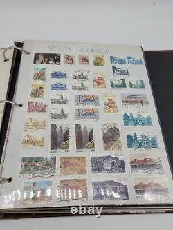 Rare Vintage Foreign World Postage Stamp Collection Beautifully Organized