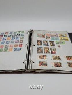 Rare Vintage Foreign World Postage Stamp Collection Beautifully Organized