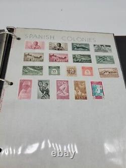 Rare Vintage Foreign World Postage Stamp Collection Beautifully Organized
