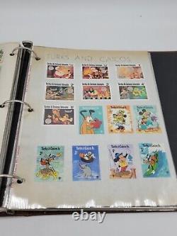 Rare Vintage Foreign World Postage Stamp Collection Beautifully Organized