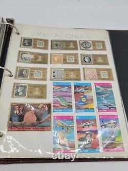 Rare Vintage Foreign World Postage Stamp Collection Beautifully Organized