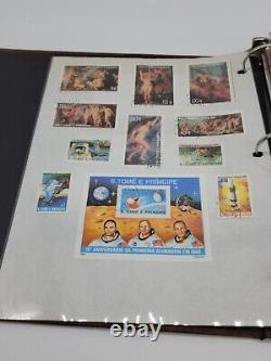 Rare Vintage Foreign World Postage Stamp Collection Beautifully Organized