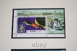 Ras Al Khaimah & St. Vincent Jfk Collection Of 110+ Stamps & 70+ Sheets In Album