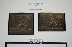 Ras Al Khaimah & St. Vincent Jfk Collection Of 110+ Stamps & 70+ Sheets In Album