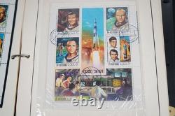 Ras Al Khaimah & St. Vincent Jfk Collection Of 110+ Stamps & 70+ Sheets In Album