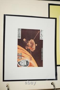 Ras Al Khaimah & St. Vincent Jfk Collection Of 110+ Stamps & 70+ Sheets In Album