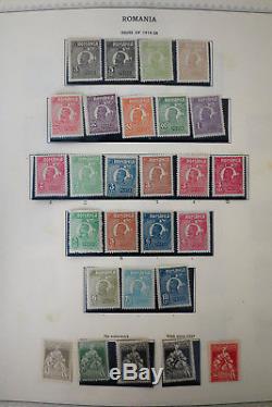 Romania Mostly Mint Stamp Collection 1919-40s in Minkus Album