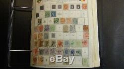 Romania stamp collection in Minkus album on pages with2,500 or so stamps to'94