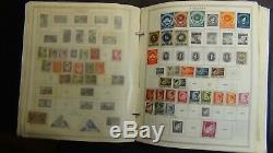 Romania stamp collection in Minkus album on pages with2,500 or so stamps to'94