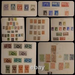 Romanian Stamp Album 1862-1957, MH Stamps, Valuable Collection