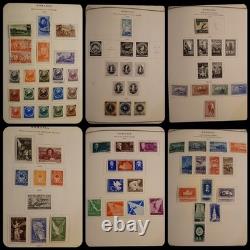 Romanian Stamp Album 1862-1957, MH Stamps, Valuable Collection