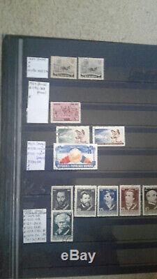 Romanian stamp lot collection 700+ Romania stamps in Lighthouse Album